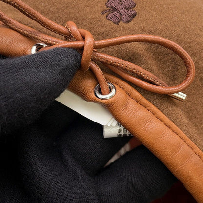 Hermes Beret Saint Honore Charm Embroidery Cashmere 58 — view 8