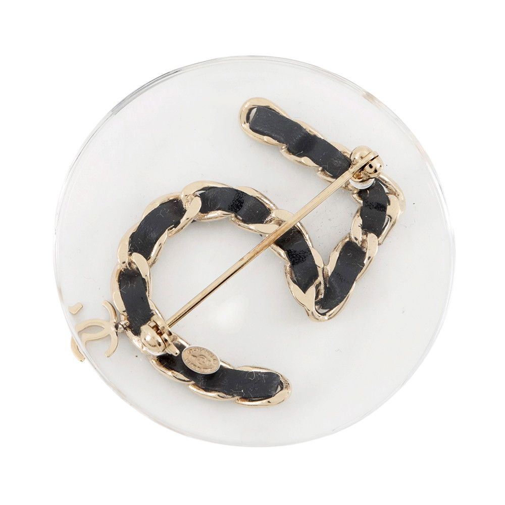 Chanel Brooch Round Clear 18 — view 3