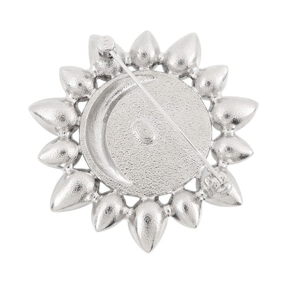 Chanel Brooch CC Logo Sun Rhinestone — view 3