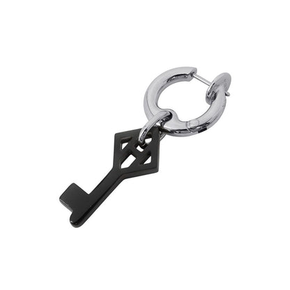 Hermes Earrings Cle Sing Buffalo Horn Single — view 2