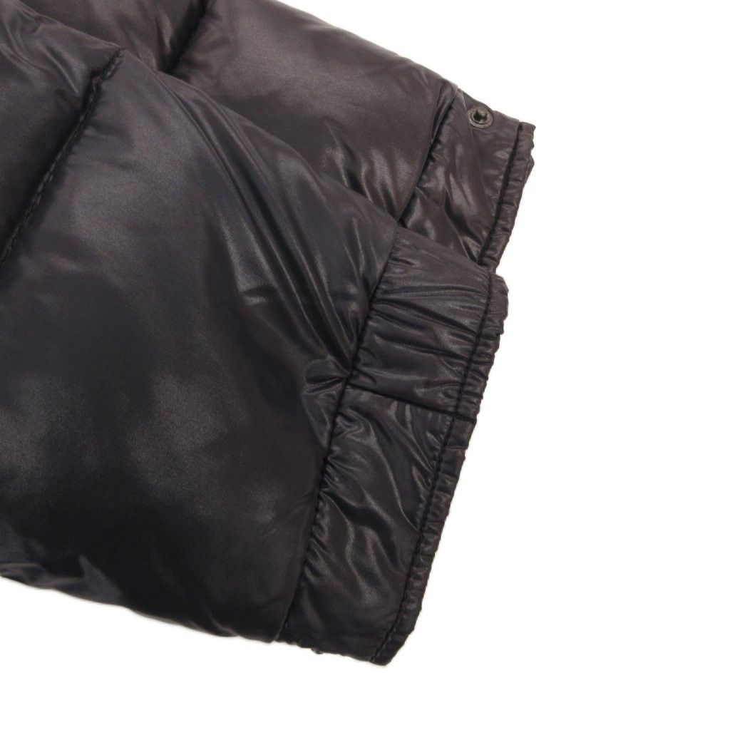 Moncler Maya Down Jacket Hood Animation Tag 2 Navy — view 5