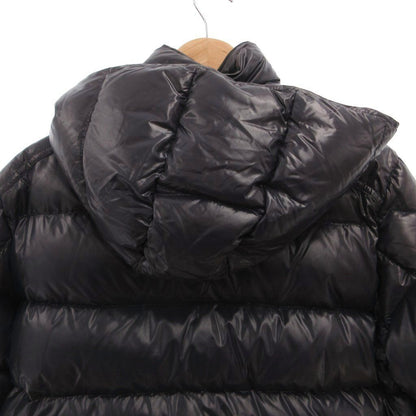 Moncler Maya Down Jacket Hood Animation Tag 2 Navy — view 4