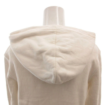 Fendi Hoodie Pullover Lining Zucca Pattern Short Length Long Sleeve XS White — view 5