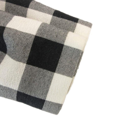 Dolce & Gabbana Chester Coat Block Check Bicolor Silk Blend Knee Length 38 — view 5