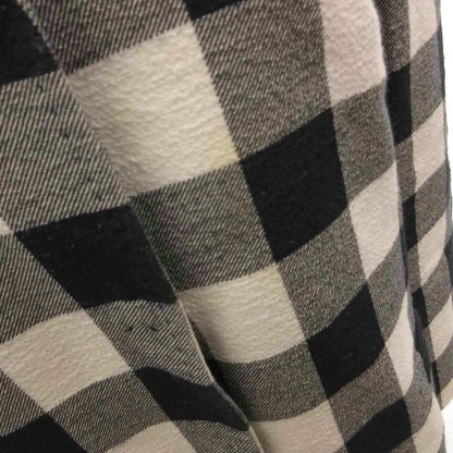 Dolce & Gabbana Chester Coat Block Check Bicolor Silk Blend Knee Length 38 — view 8