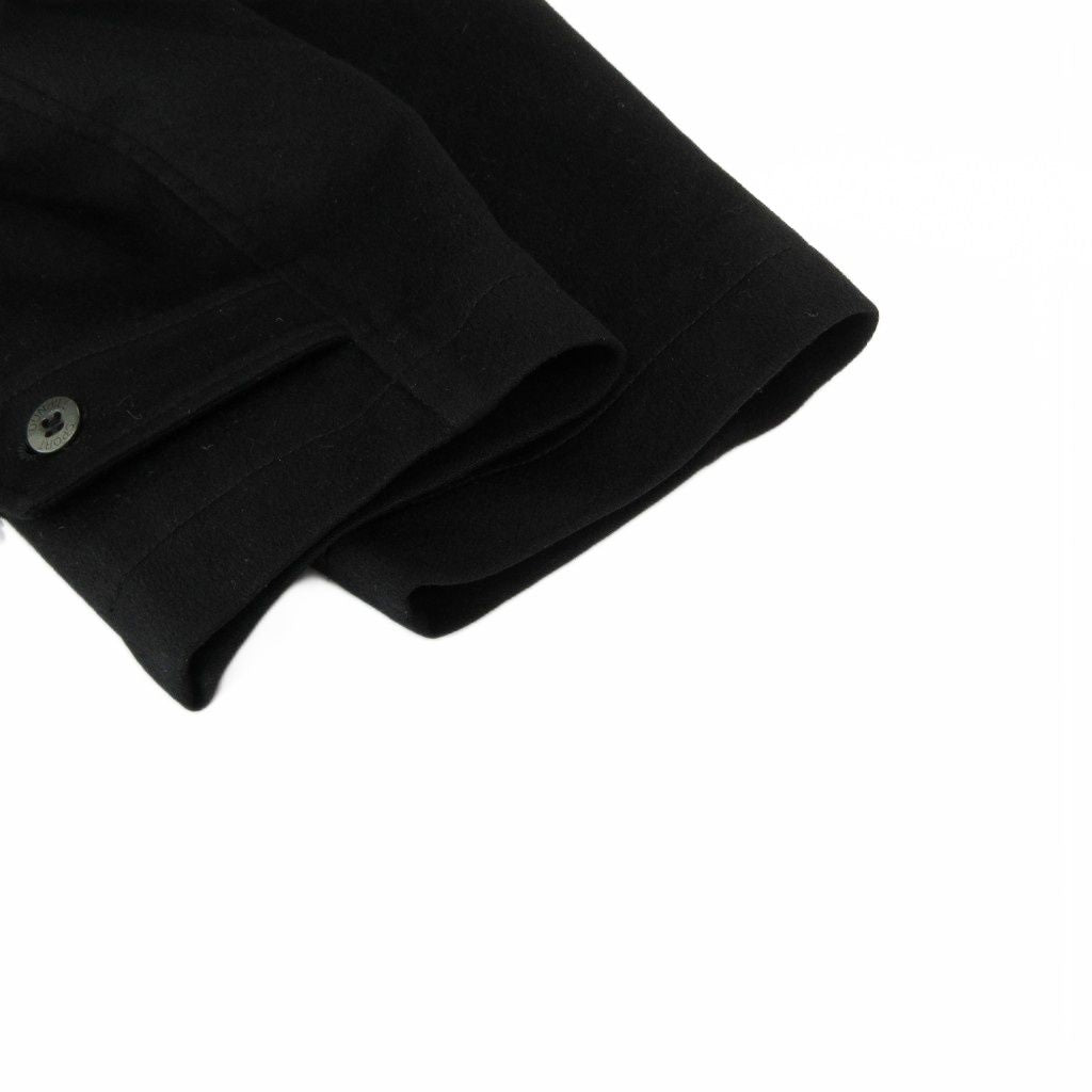 Loro Piana Dunhill Sport Soutien Collar Coat Cashmere Mid Length M Black Round — view 4