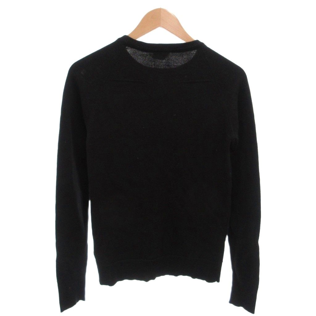 Dior Homme Knit Sweater Crew Neck Wool Long Sleeve S Black — view 2