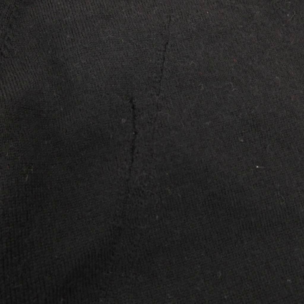 Dior Homme Knit Sweater Crew Neck Wool Long Sleeve S Black — view 7