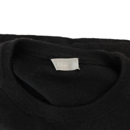 Dior Homme Knit Sweater Crew Neck Wool Long Sleeve S Black — view 6