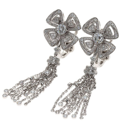 Bvlgari Fioreva Diamond Earrings 18k White Gold