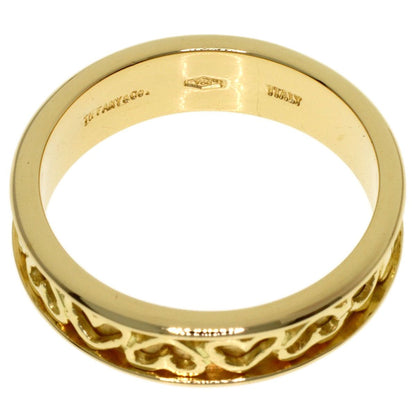 Tiffany & Co Cutout Heart Ring 18k Yellow Gold — view 4