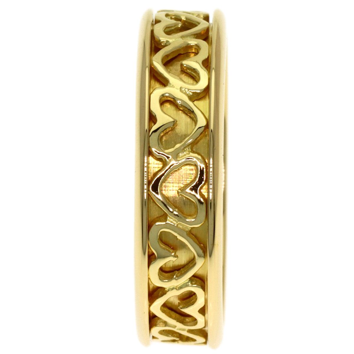 Tiffany & Co Cutout Heart Ring 18k Yellow Gold — view 3