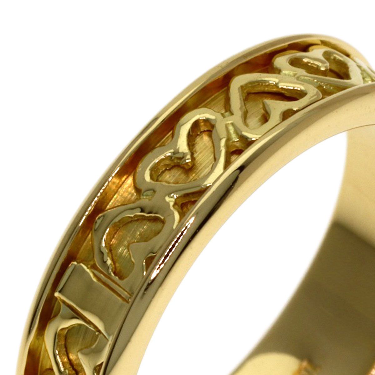 Tiffany & Co Cutout Heart Ring 18k Yellow Gold — view 7