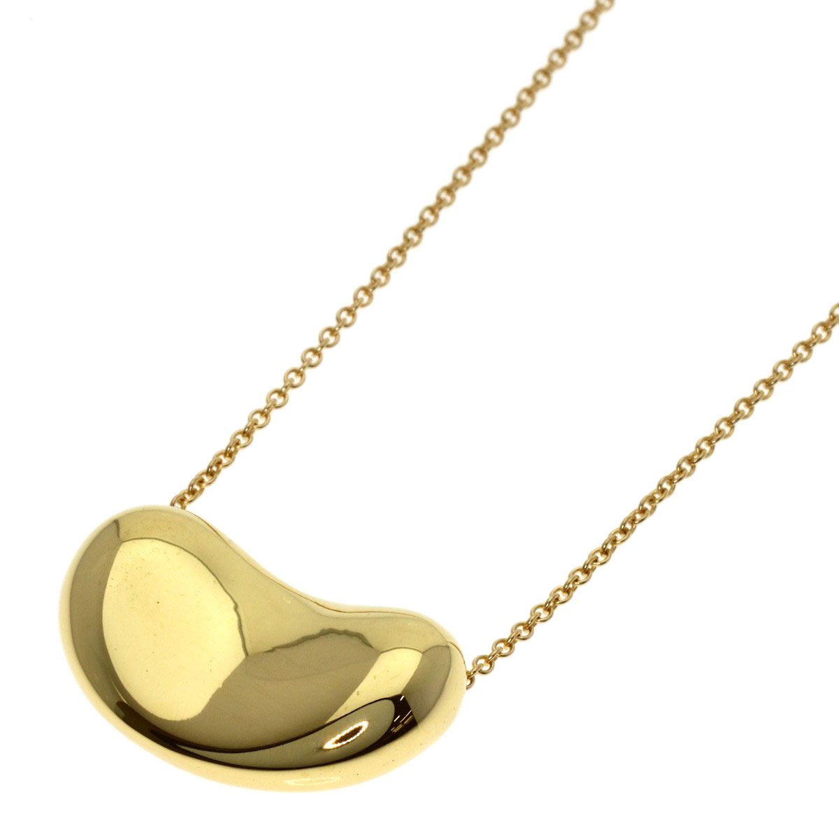 Tiffany & Co Bean Necklace 18k Yellow Gold