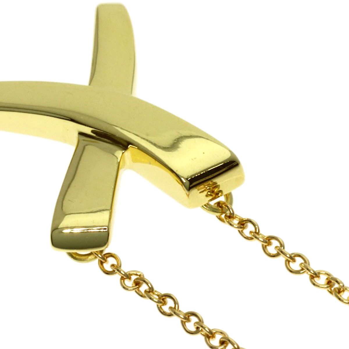 Tiffany & Co Kiss Paloma Picasso Necklace 18k Yellow Gold — view 5