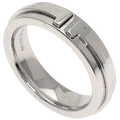 Tiffany & Co T Narrow Ring 18k White Gold