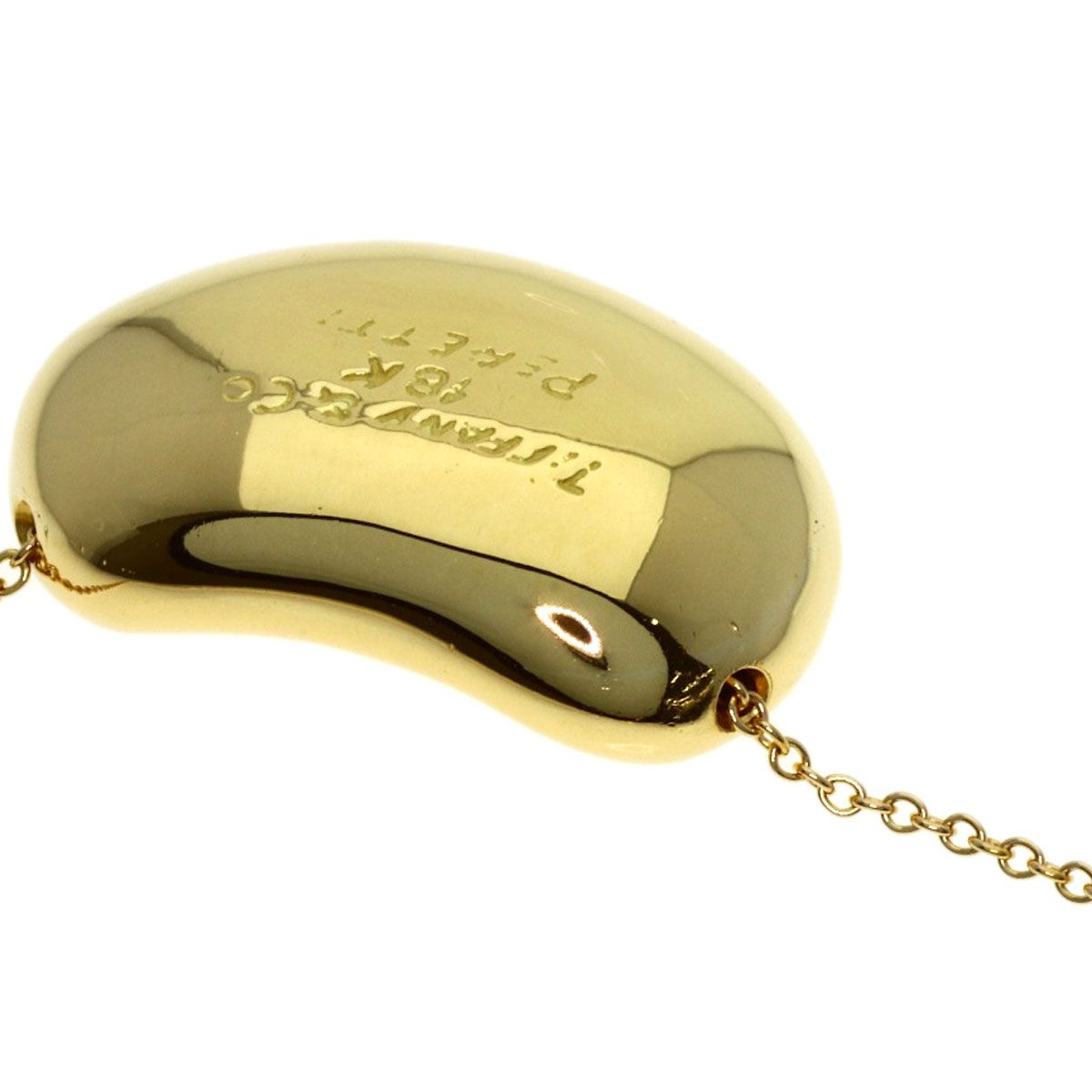 Tiffany & Co Bean Necklace 18k Yellow Gold — view 5