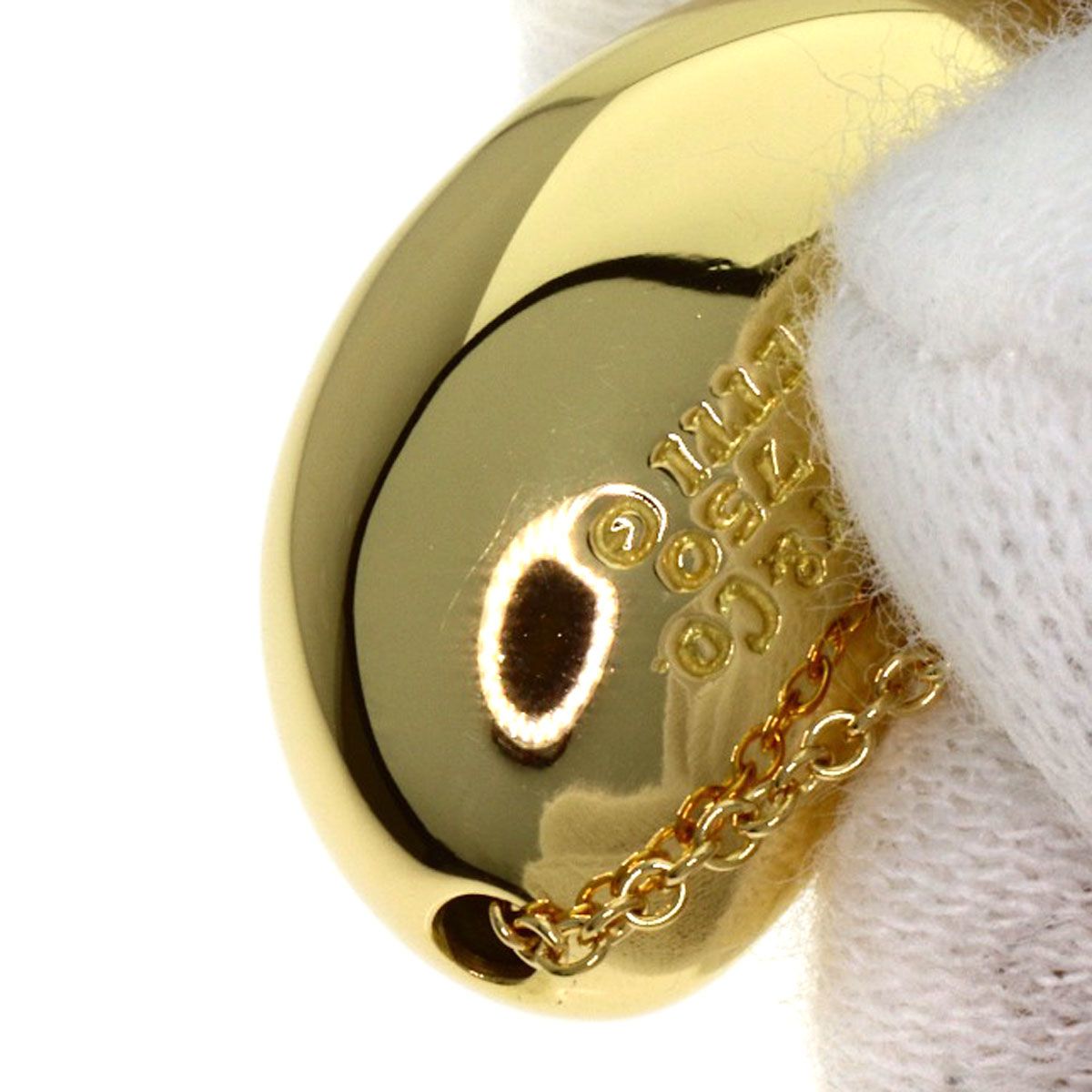 Tiffany & Co Bean Necklace 18k Yellow Gold — view 5