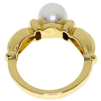 Tiffany & Co Pearl Signature Ring 18k Yellow Gold — view 4