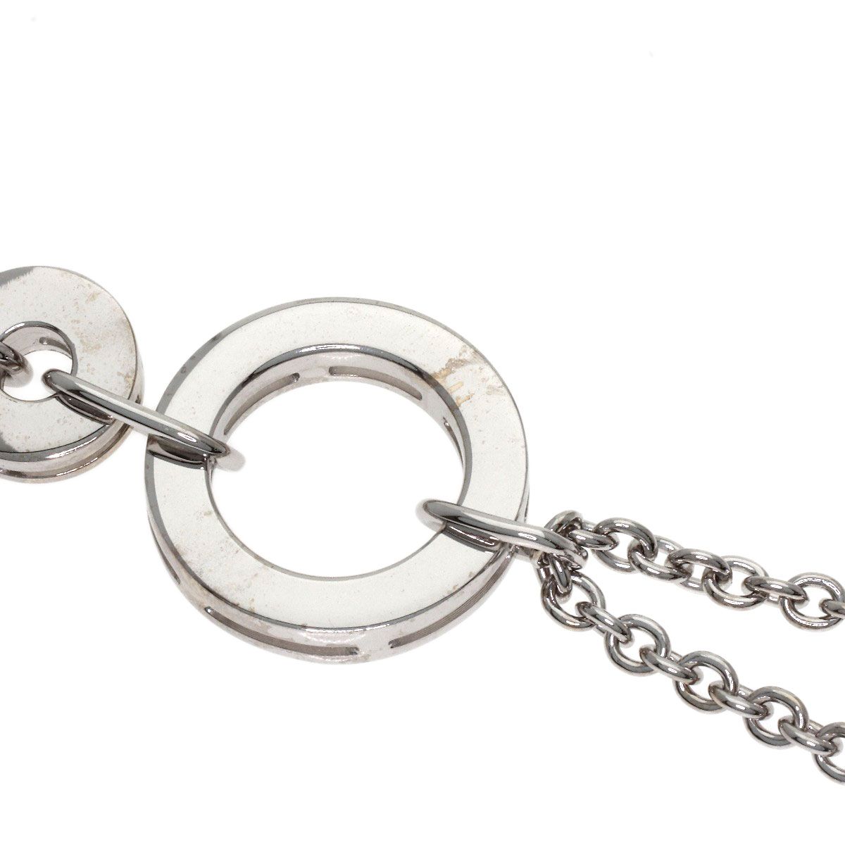 Bvlgari Astra le Cerchi Necklace 18k White Gold Ceramic — view 7