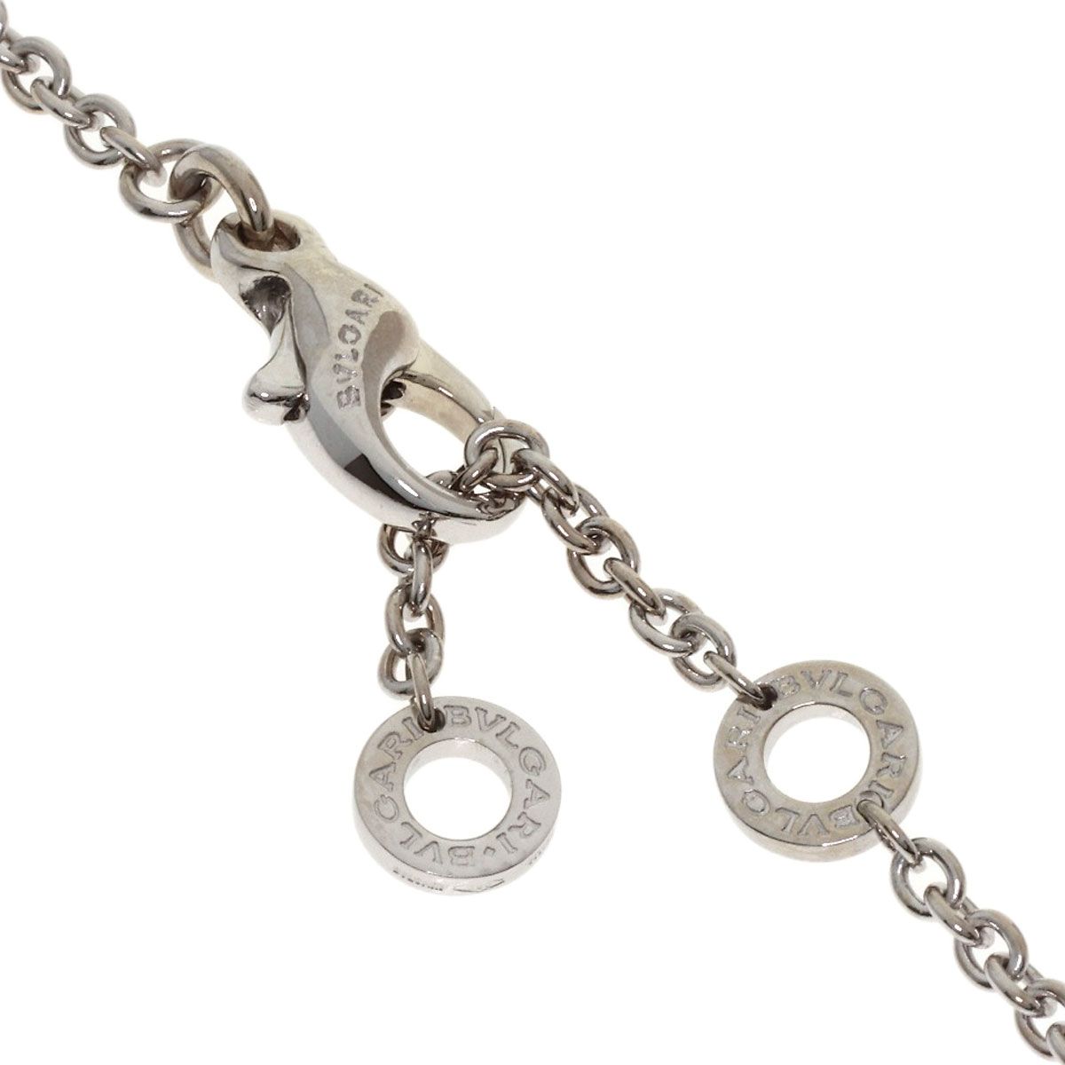 Bvlgari Astra le Cerchi Necklace 18k White Gold Ceramic — view 4
