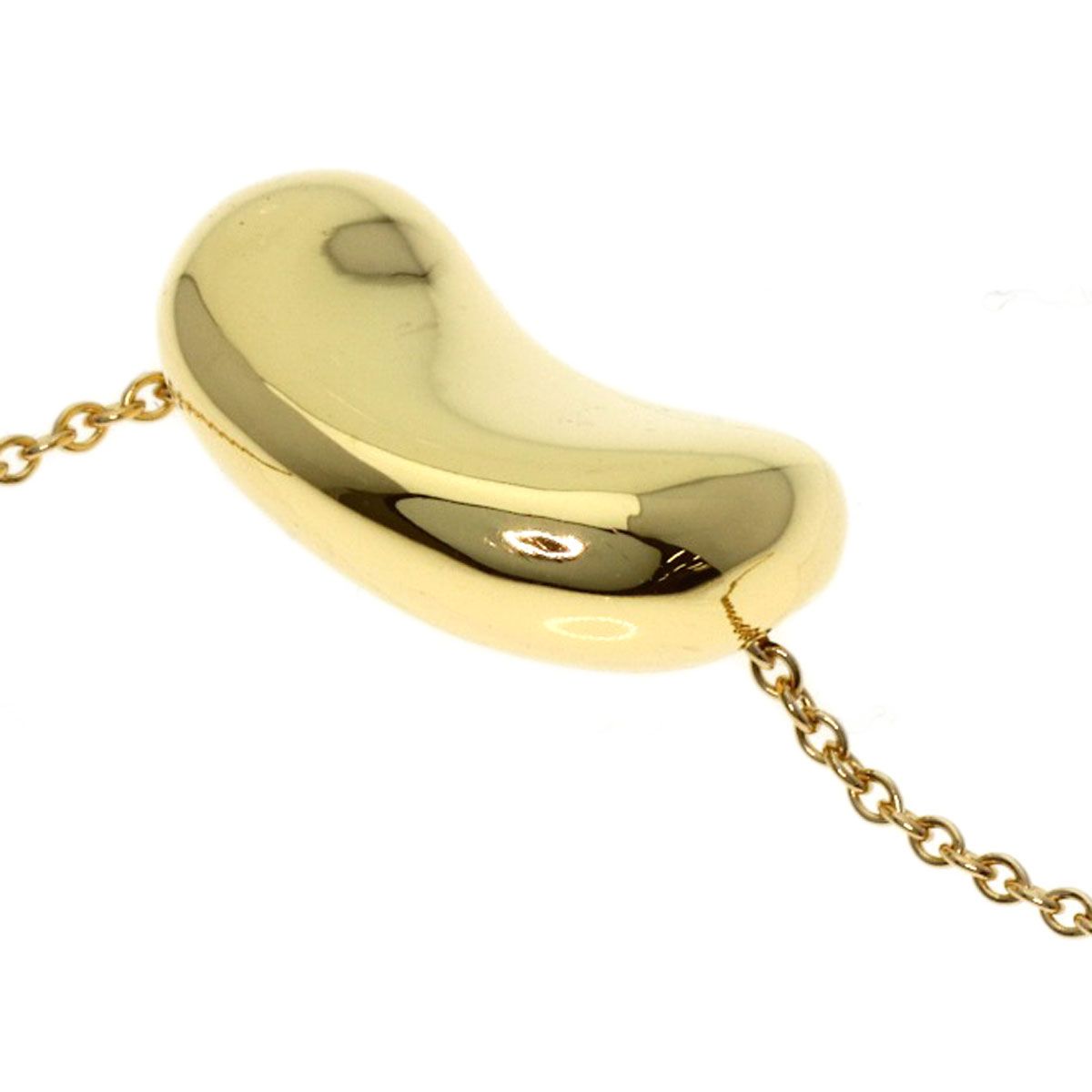 Tiffany & Co Bean Necklace 18k Yellow Gold — view 5