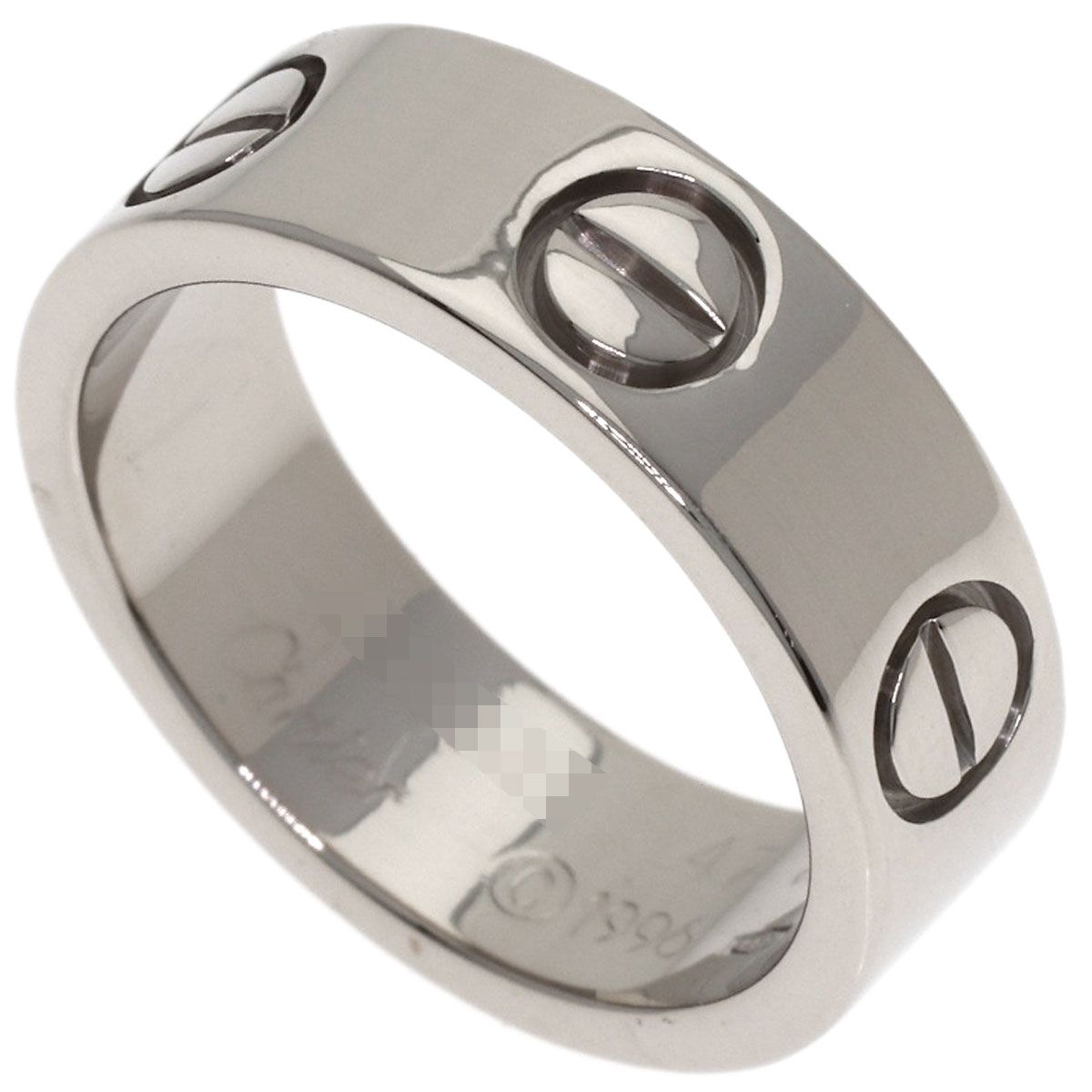 Cartier Love Ring 47 18k White Gold