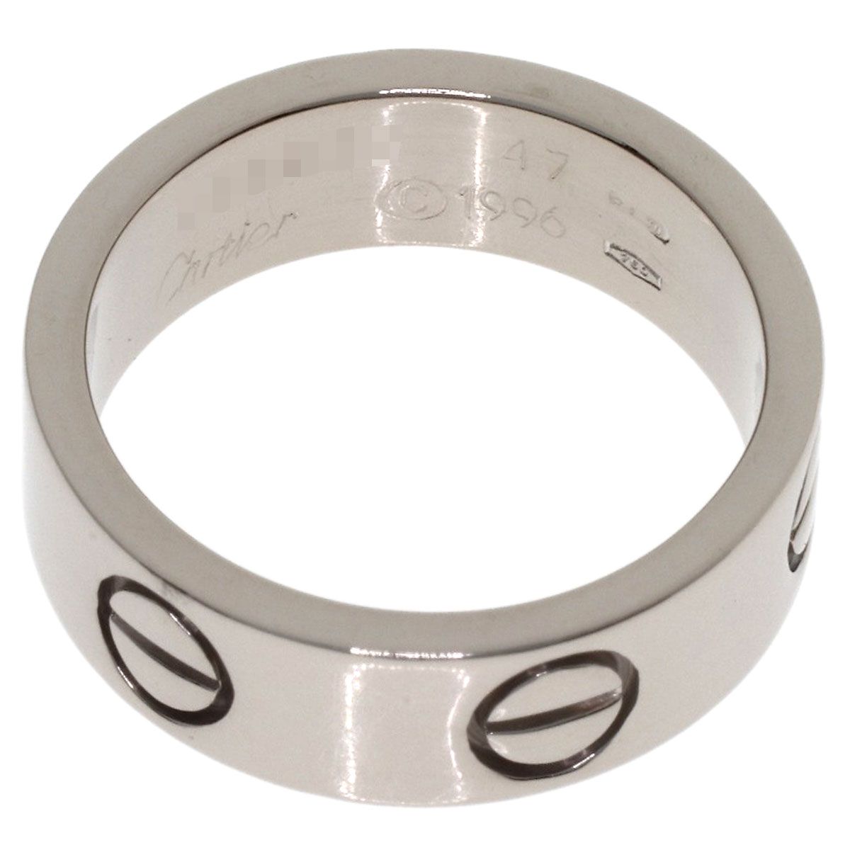 Cartier Love Ring 47 18k White Gold — view 4