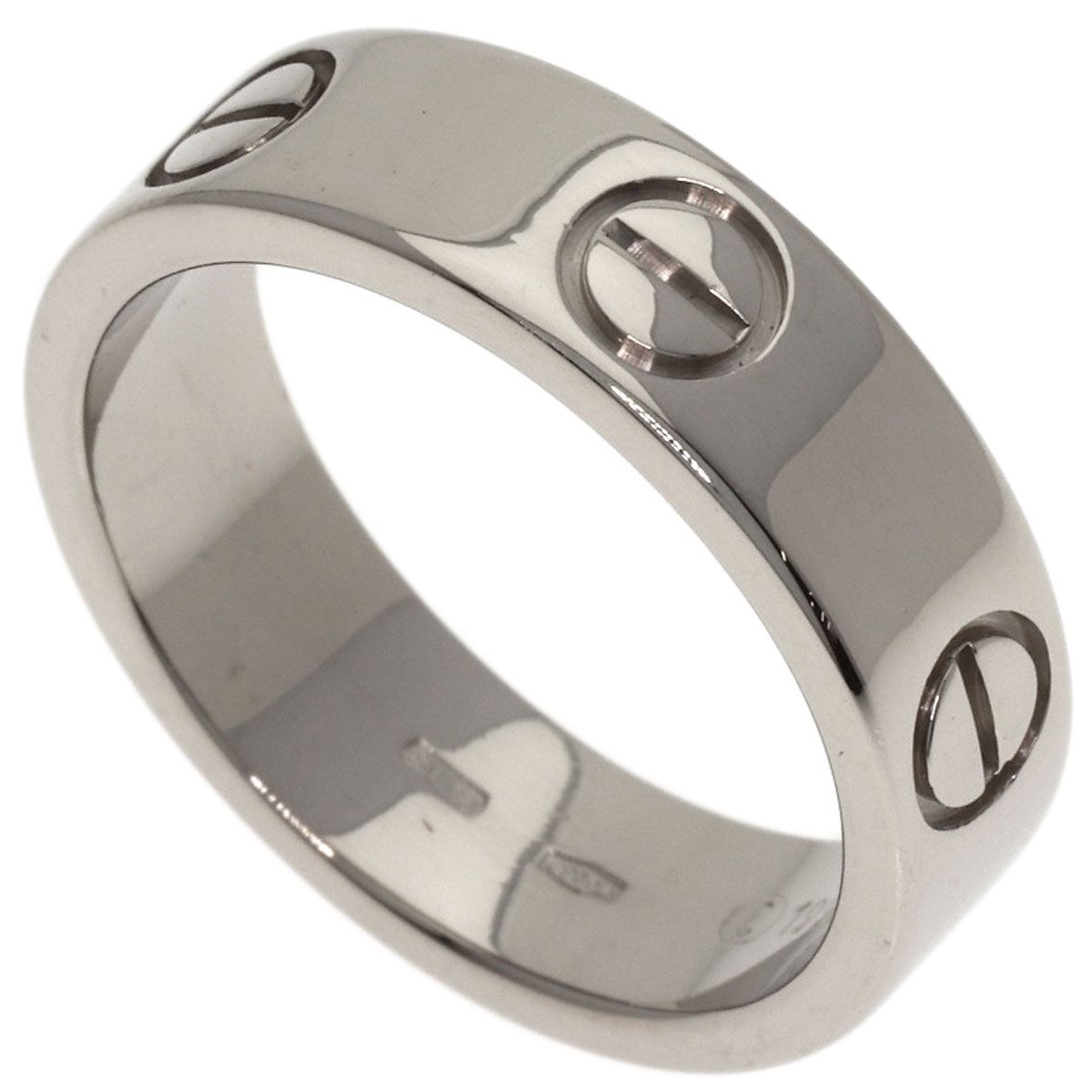 Cartier Love Ring 53 18k White Gold