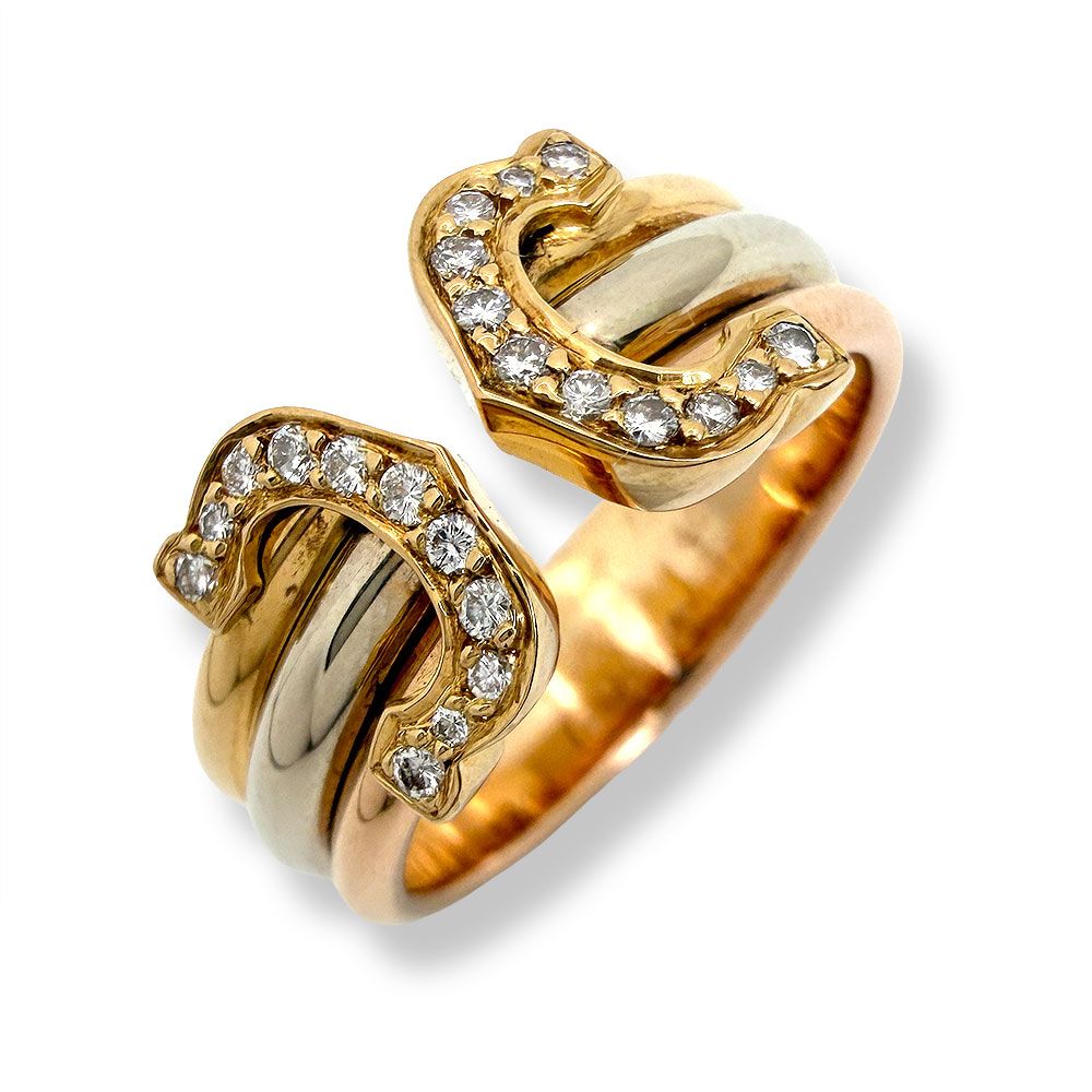 Cartier 2C Diamond Ring — view 2