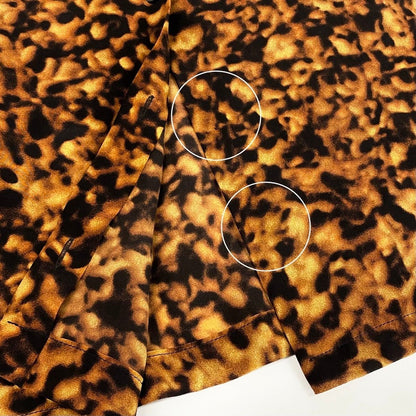 Celine Silk Shirt Long Dress with Scarf Allover Print 40 Brown — view 9