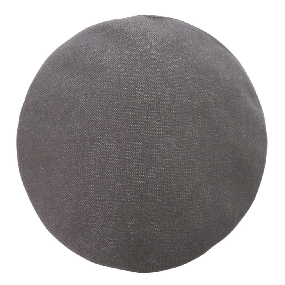 Hermes Santono Denim Series Button Beret Silver Cotton leather Gray — view 6