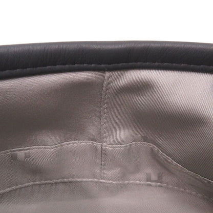 Hermes Santono Denim Series Button Beret Silver Cotton leather Gray — view 8