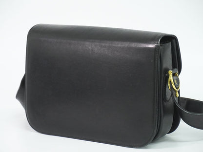 Celine Carriage Shoulder Bag Leather Black — view 2