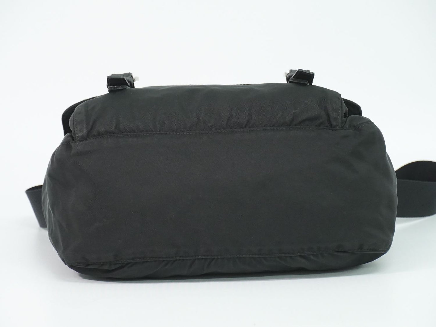 Prada Nylon Shoulder Bag Pochette Black — view 3