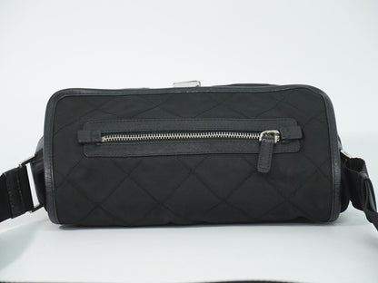Prada Nylon Shoulder Bag Pochette Black — view 5