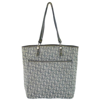 Dior Trotter Shoulder Bag Tote Canvas Navy