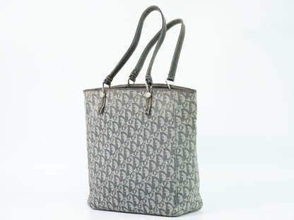 Dior Trotter Shoulder Bag Tote Canvas Navy — view 2