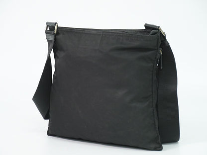 Prada Nylon Shoulder Bag Pochette Black — view 2