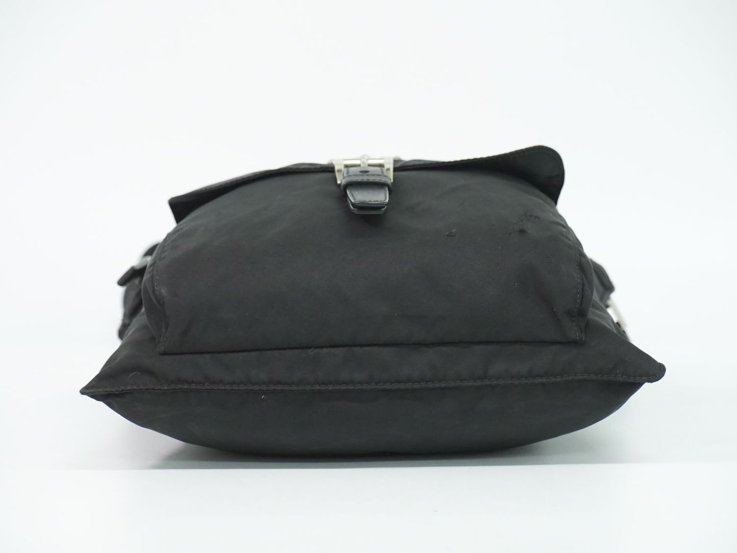 Prada Nylon Shoulder Bag Pochette Black — view 3