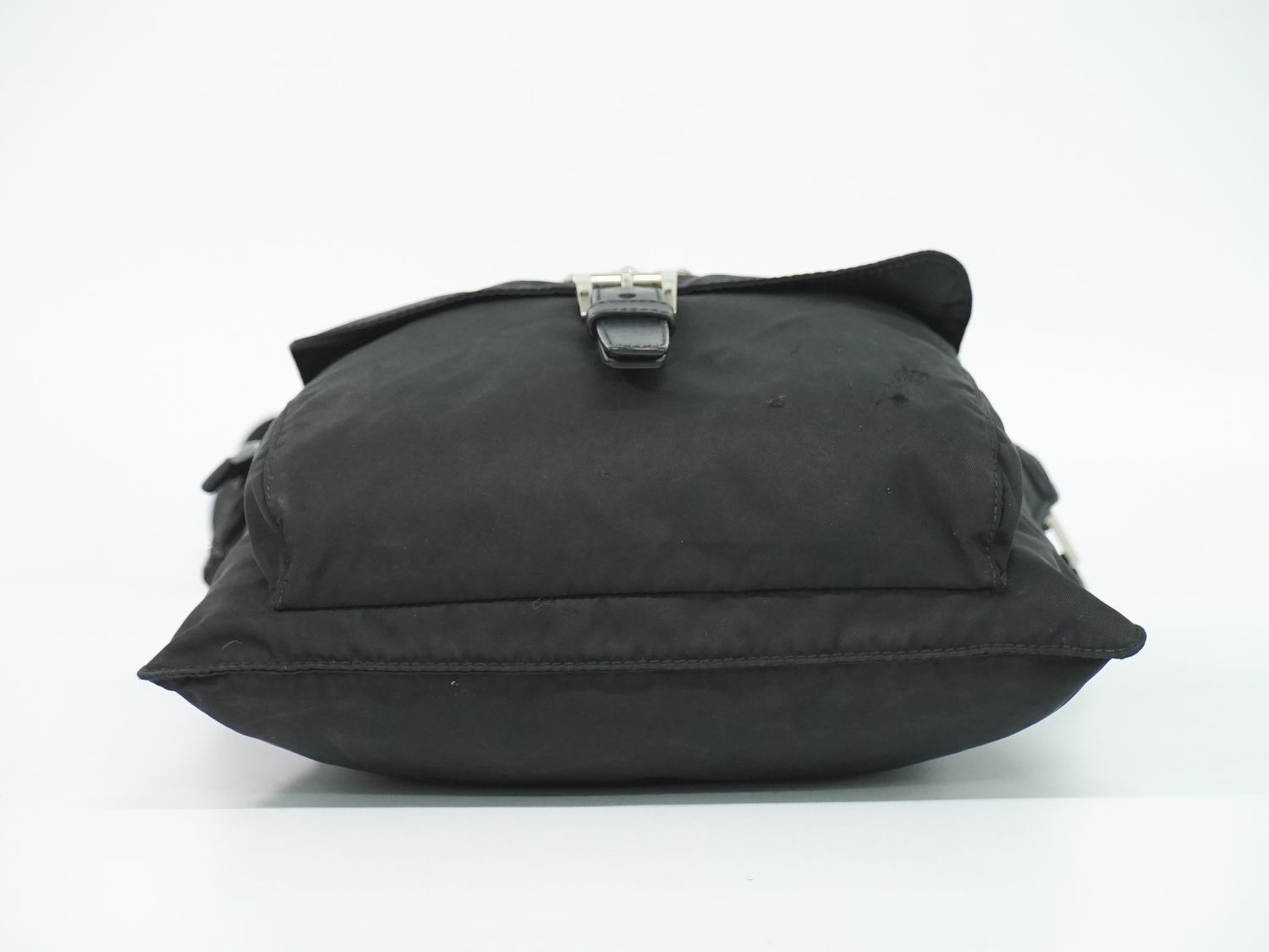 Prada Nylon Shoulder Bag Pochette Black — view 3