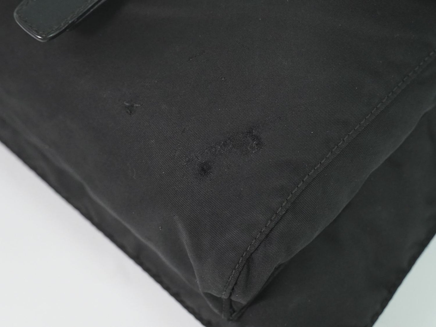 Prada Nylon Shoulder Bag Pochette Black — view 7