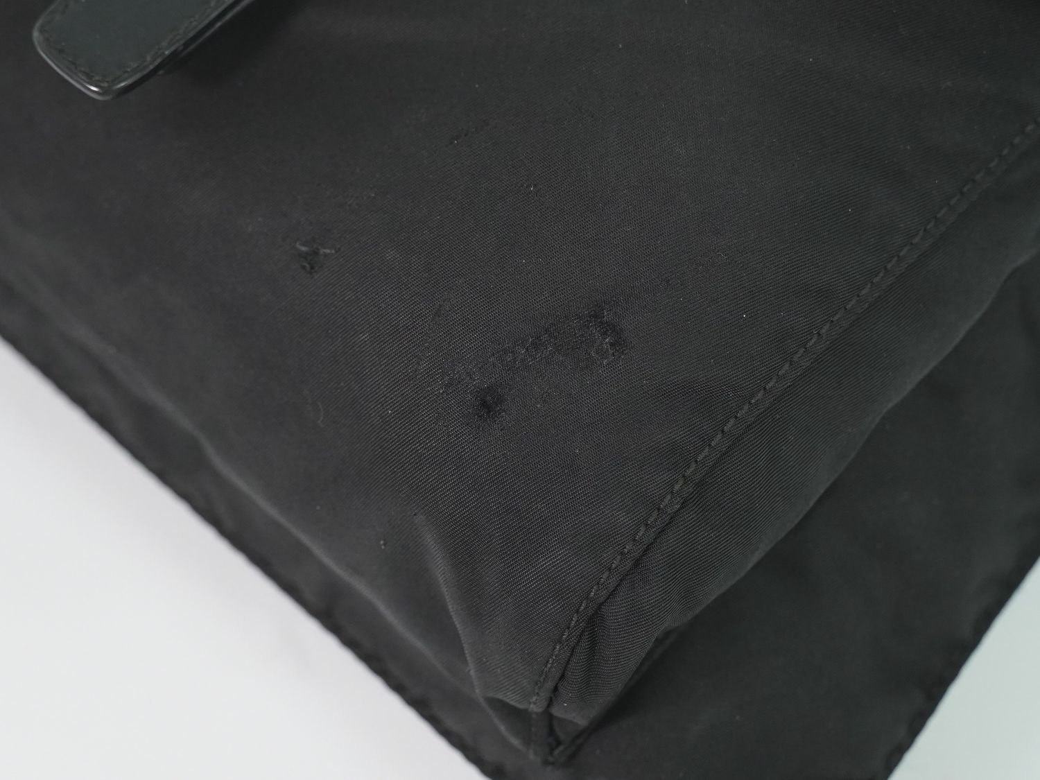Prada Nylon Shoulder Bag Pochette Black — view 7