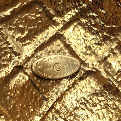 Chanel Bangle CC Logo Vintage Gold Bracelet — view 9
