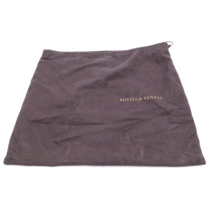 Bottega Veneta Handbag Kiss Lock Intrecciato Tote Brown Leather — view 6