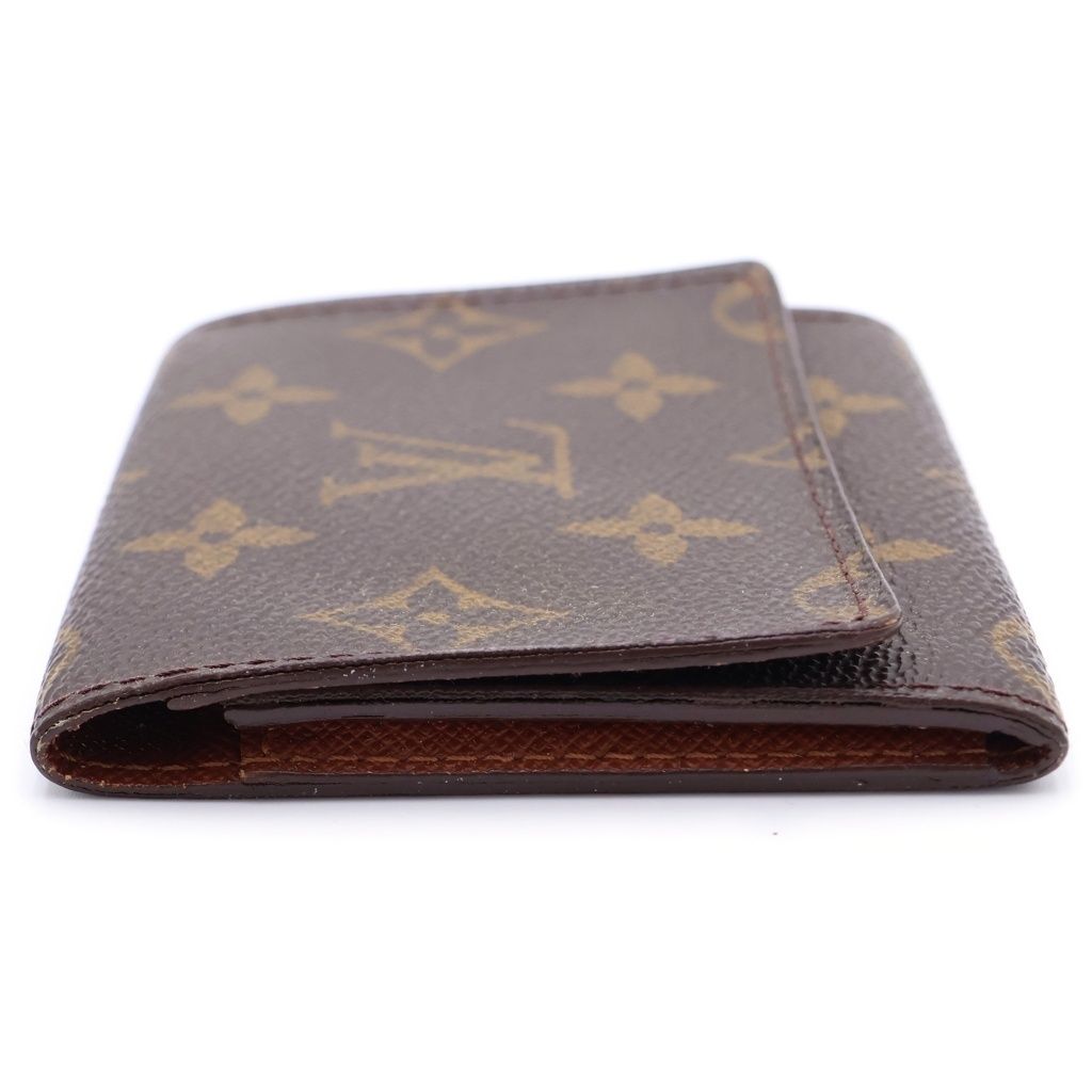 Louis Vuitton Monogram Envelope Carte de Visite Compact Wallet Mini Coin Case — view 3