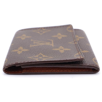 Louis Vuitton Monogram Envelope Carte de Visite Compact Wallet Mini Coin Case — view 3