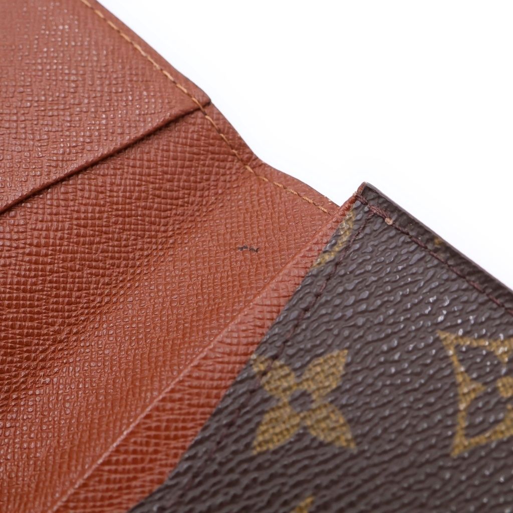 Louis Vuitton Monogram Envelope Carte de Visite Compact Wallet Mini Coin Case — view 6