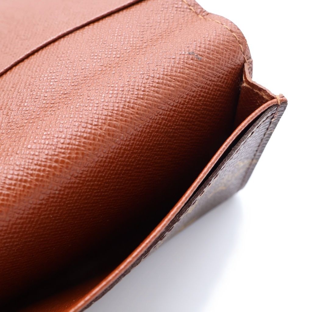 Louis Vuitton Monogram Envelope Carte de Visite Compact Wallet Mini Coin Case — view 5