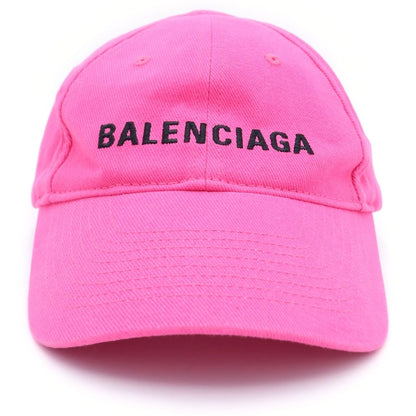 Balenciaga Logo Cap Embroidery Baseball Cap Hat Pink — view 4